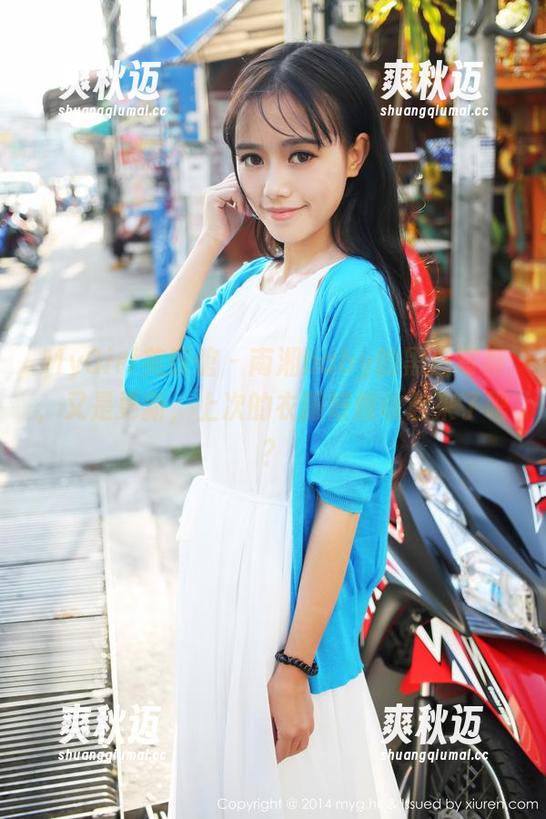 MyGirl美媛馆 - 南湘baby的黑白写真，又是更新，上次的衣服好像收起来了吧？