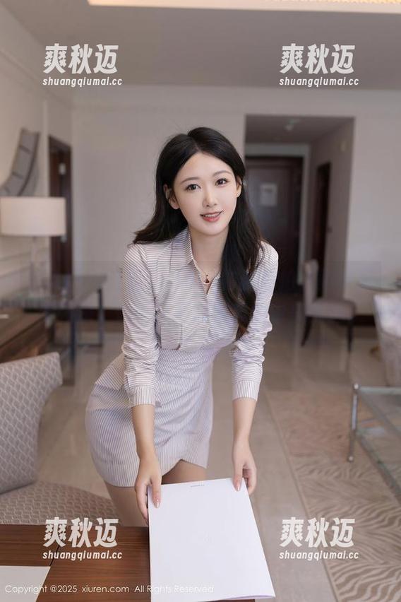 秀人网 - 江淑影river的新私拍，豹纹元素强烈，似乎又要颠覆我的审美筛选。