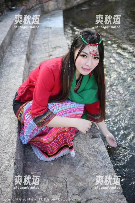 美媛馆-糯美子 美媛馆 - 红裙旋转,糯美子最新作品集搞定你的小骄傲